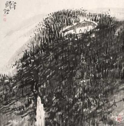 陈培林 山林 镜心